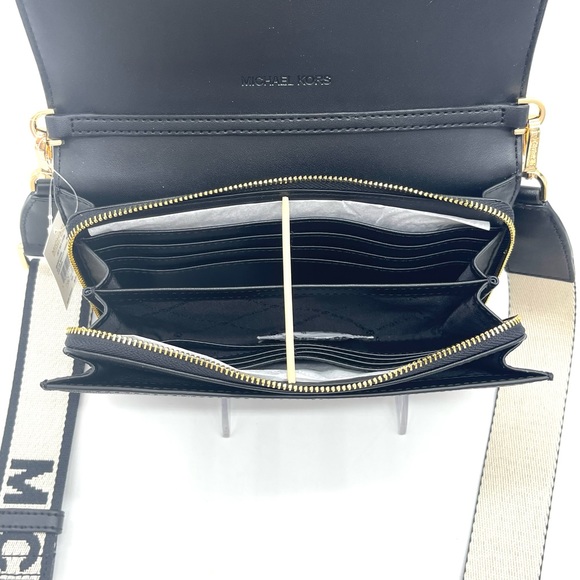 Michael Kors Large Zip Around Wallet Crossbody Bag - Picture 8 of 10